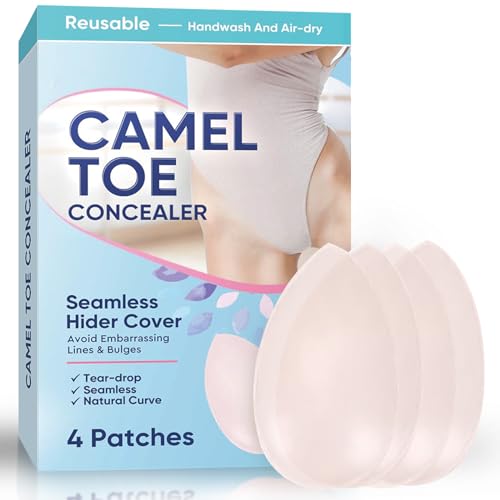 VERYCOZY Camel Toe Concealer, 4 Pack Reusable Invisible...