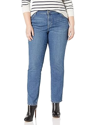 Lee Women’s Plus Size Relaxed Fit Straight Leg Jean